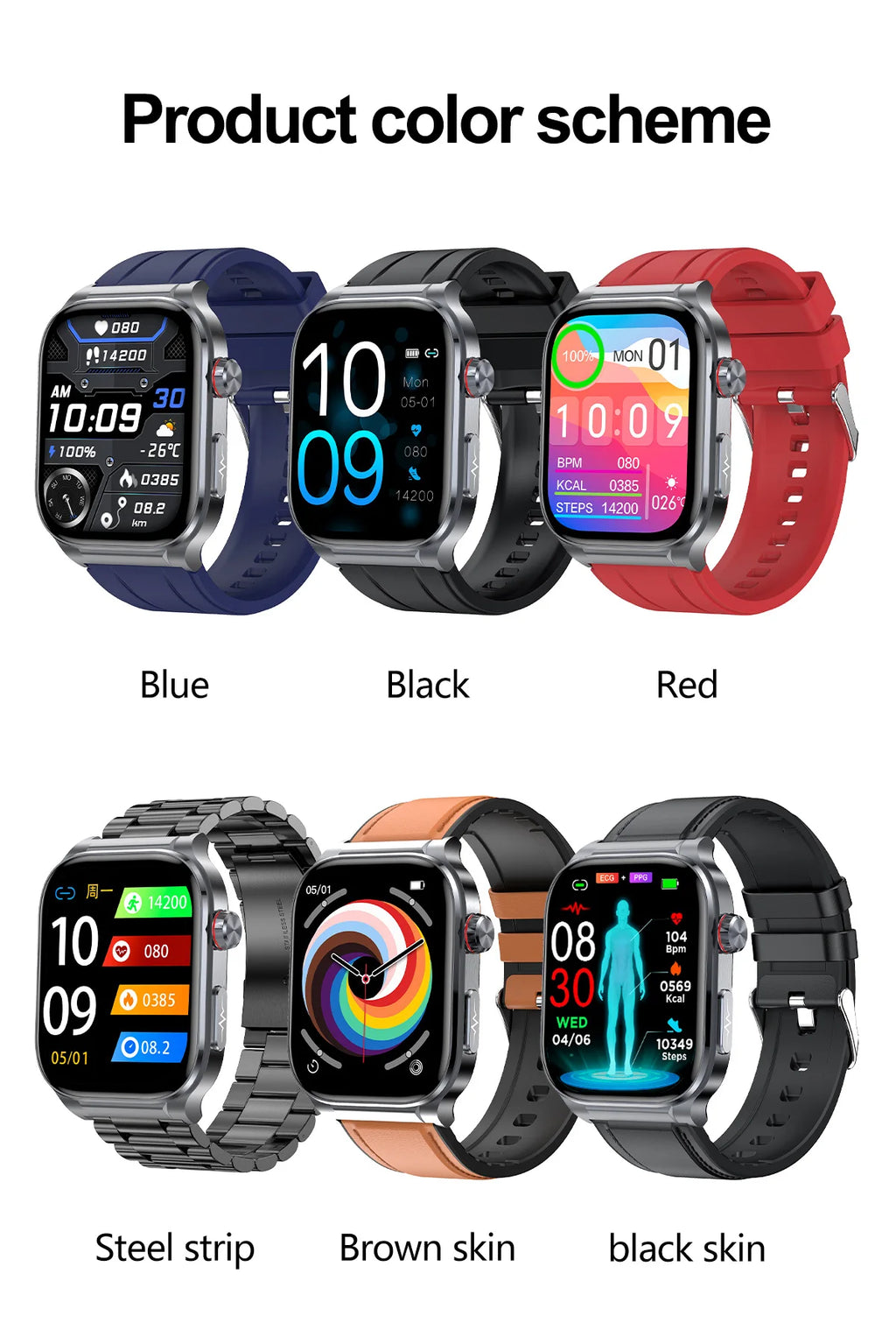 AMOLED Smart Watch ET588 Bluetooth Calling Sports Fitness Tracker